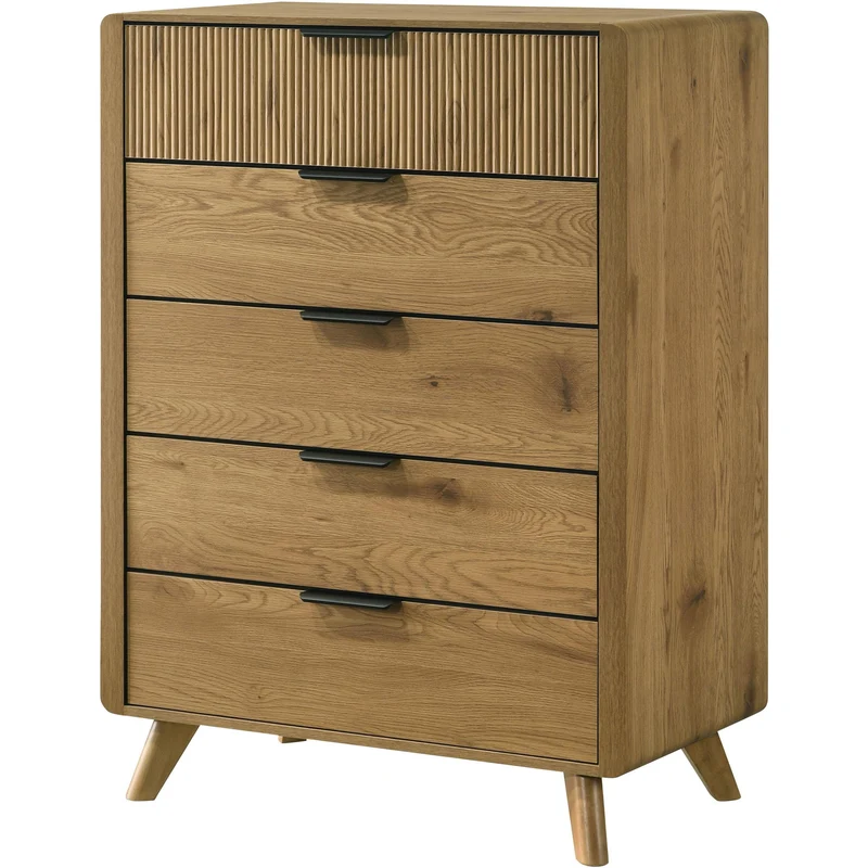 Coaster Furniture Bennett 222905 5-drawer Bedroom Chest - Light Oak