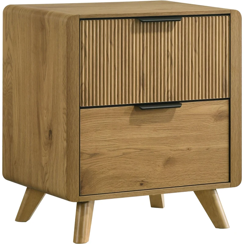 Coaster Furniture Bennett 222902 2-drawer Bedroom Nightstand Bedside Table - Light Oak