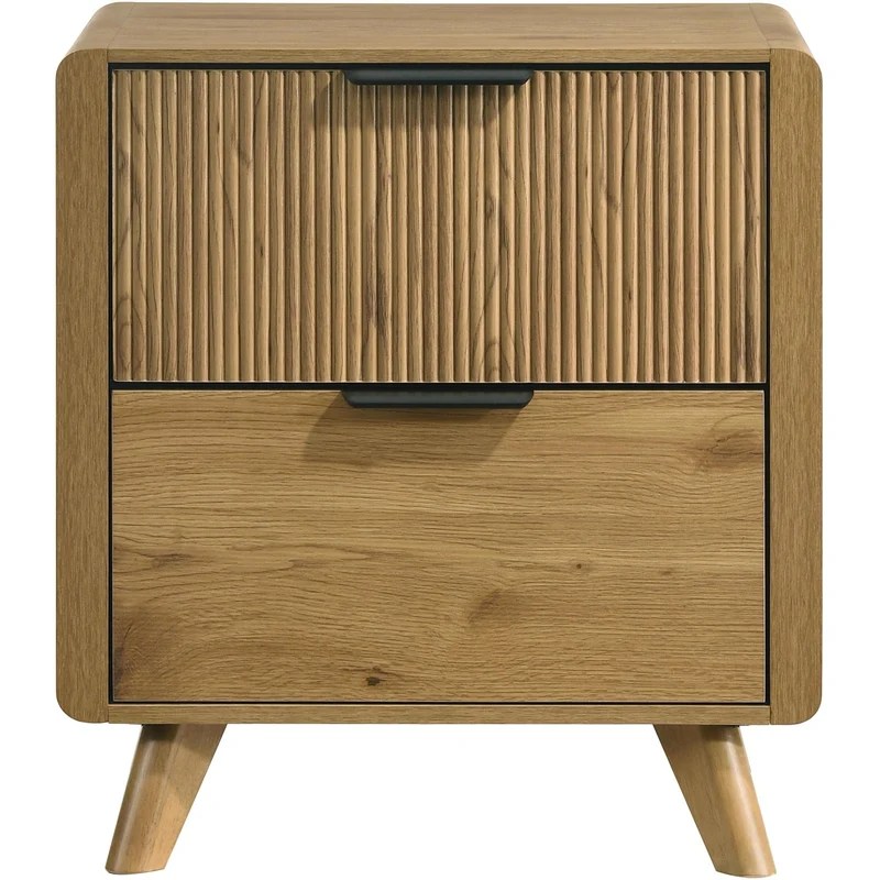 Coaster Furniture Bennett 222902 2-drawer Bedroom Nightstand Bedside Table - Light Oak