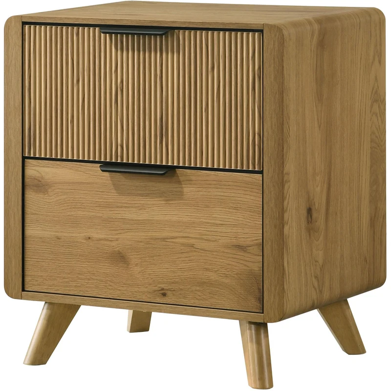 Coaster Furniture Bennett 222902 2-drawer Bedroom Nightstand Bedside Table - Light Oak