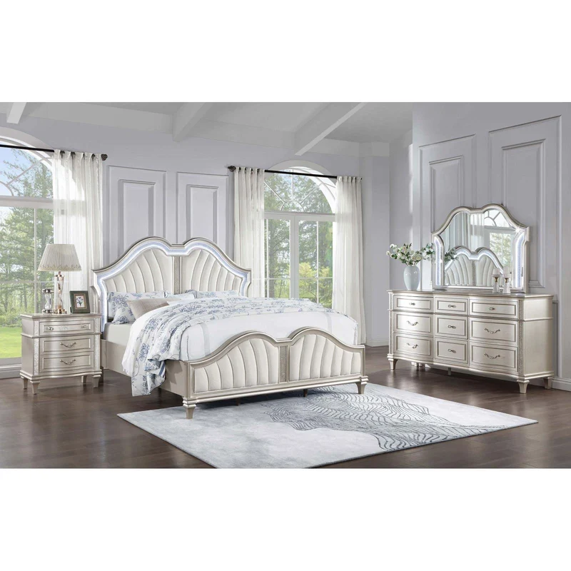 Coaster Furniture Evangeline 223391Q-S4 6 pc Queen Platform Bedroom Set