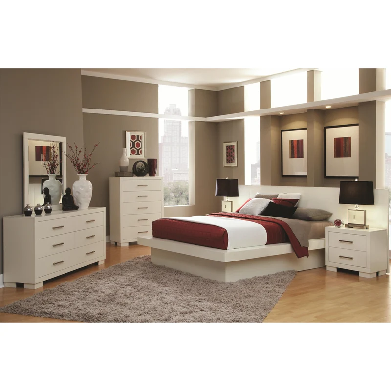 Coaster Furniture Jessica 202990Q 6 pc Queen Platform Bedroom Set
