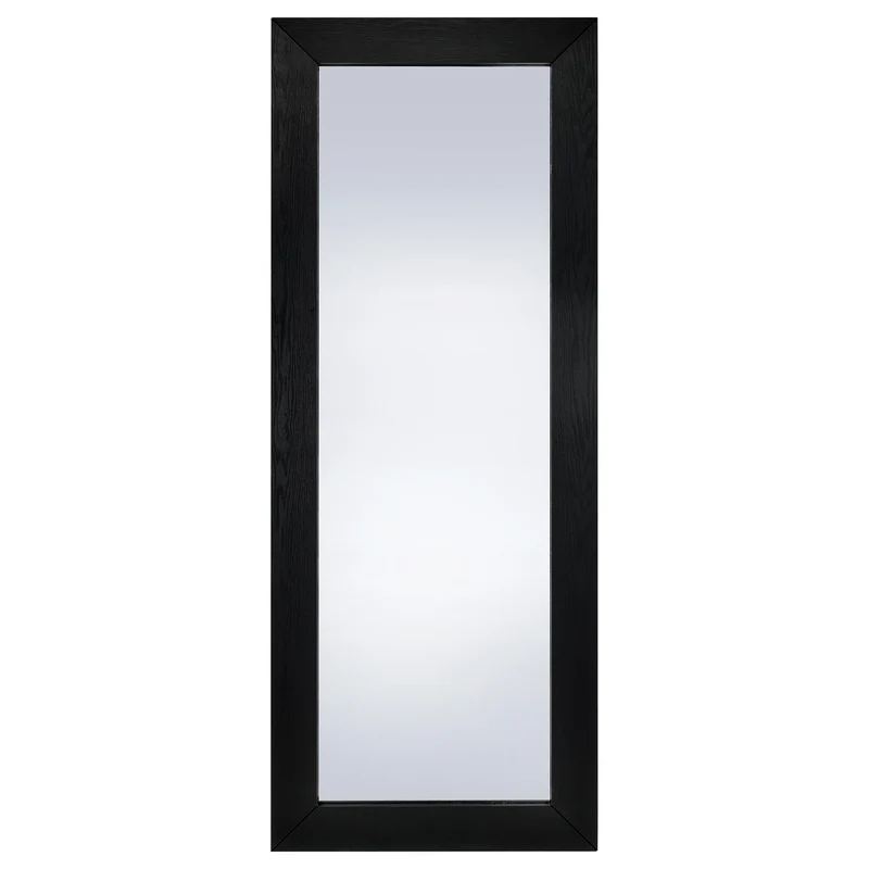 Coaster Furniture Cadence 961653 Tempered Glass Full Length Standing Mirror - Black Oak
