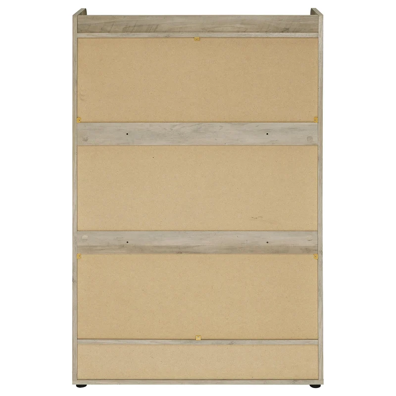 Coaster Furniture Denia 950404 3-tier Engineered Wood Shoe Cabinet - Grey