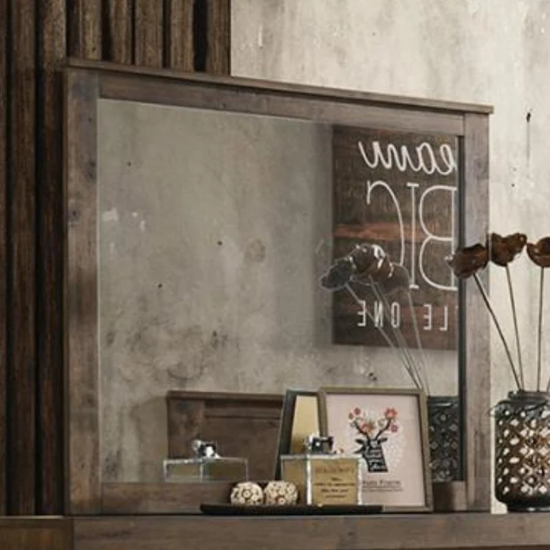 Coaster Furniture Woodmont 222634 Dresser Mirror - Rustic Golden Brown
