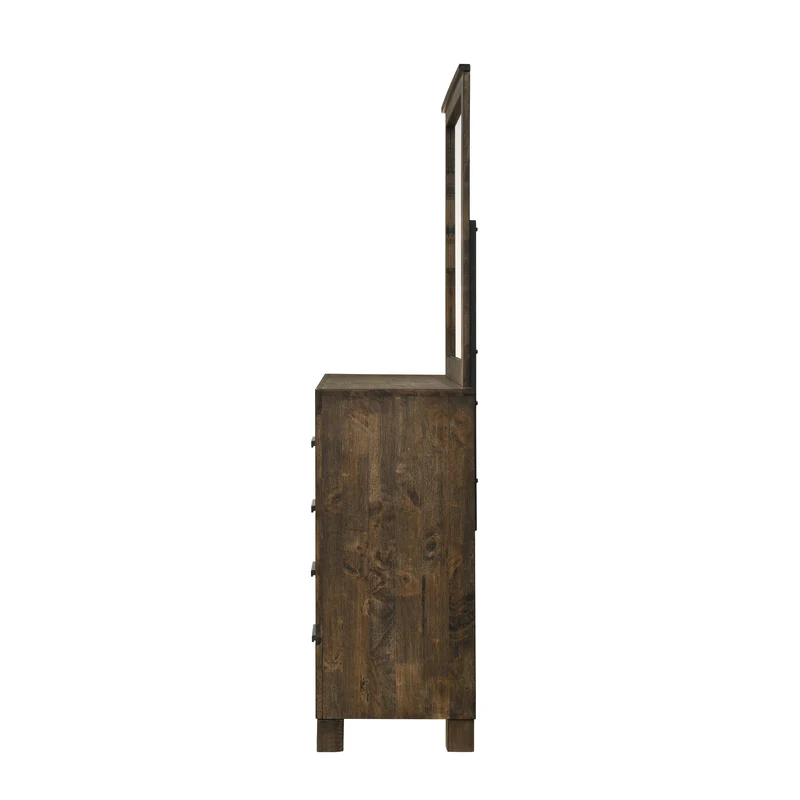 Coaster Furniture Woodmont 222634 Dresser Mirror - Rustic Golden Brown