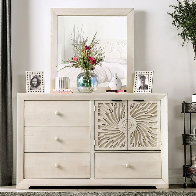 Furniture of America Geneva 4-Drawer Dresser EM7080IV-D