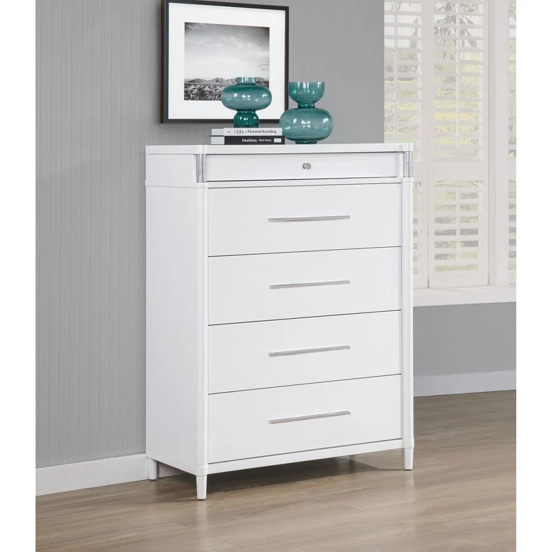 Coaster Furniture Gracemont 225075 5-drawer Bedroom Chest - White