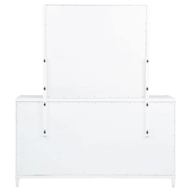 Coaster Furniture Gracemont 225073M 8-drawer Bedroom Dresser with Mirror - White