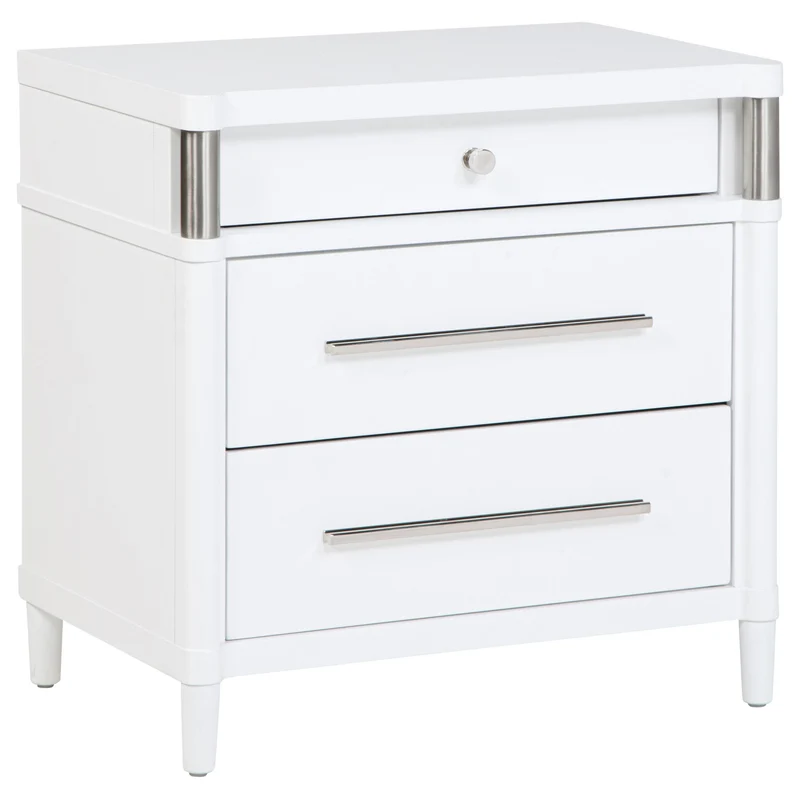 Coaster Furniture Gracemont 225072 3-drawer Bedroom Nightstand Bedside Table - White