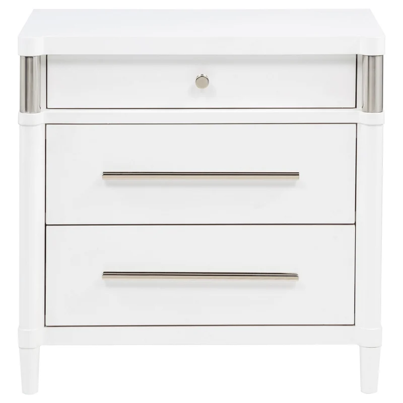 Coaster Furniture Gracemont 225072 3-drawer Bedroom Nightstand Bedside Table - White
