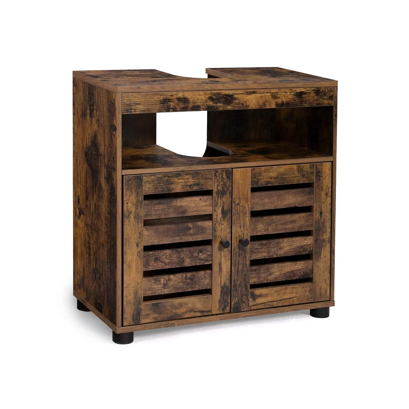 Mueble de Baño con 2 Puertas de Persiana