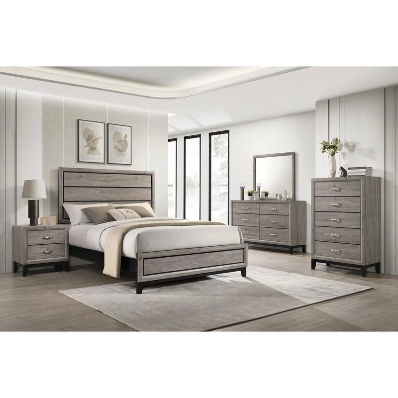Coaster Furniture Valen 215913 6-drawer Bedroom Dresser Cabinet - Light Taupe