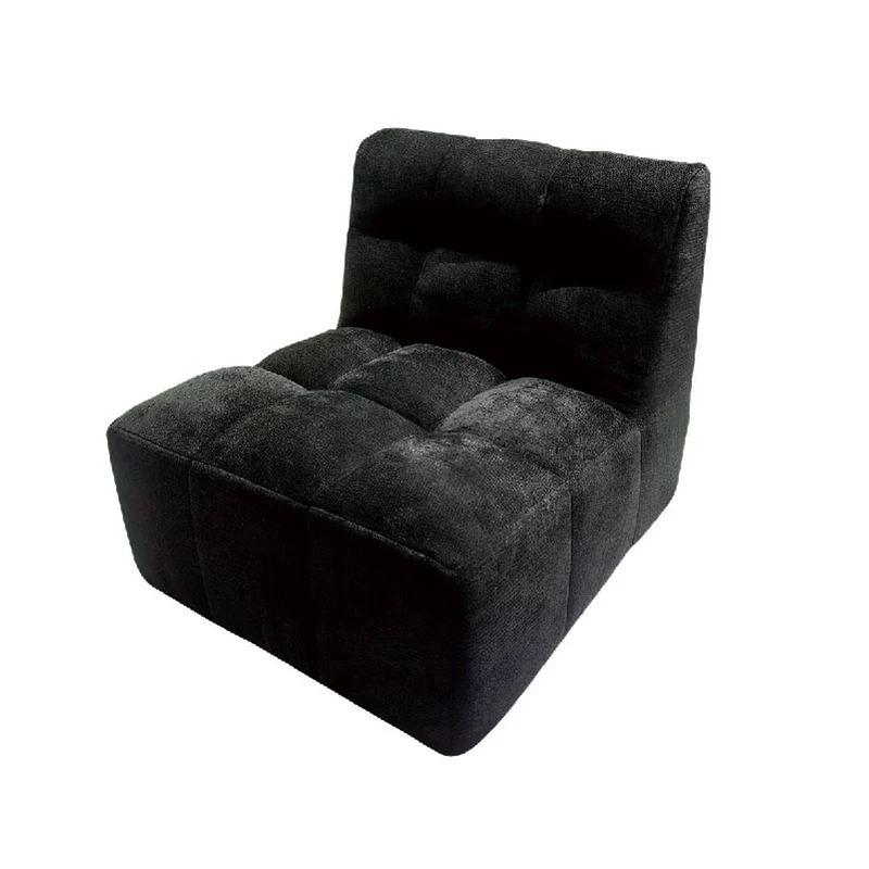 Modern Minimalist Chenille Compression Sofa - Frame-Free High Resilience Foam Portable Couch In Single & Loveseat Options For Living Room