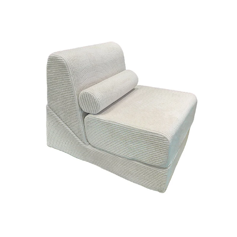 Modern Modular Corduroy Compressed Sofa - Vacuum Compressed Convertible Lounge Chair For Living Room