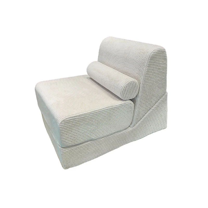 Modern Modular Corduroy Compressed Sofa - Vacuum Compressed Convertible Lounge Chair For Living Room