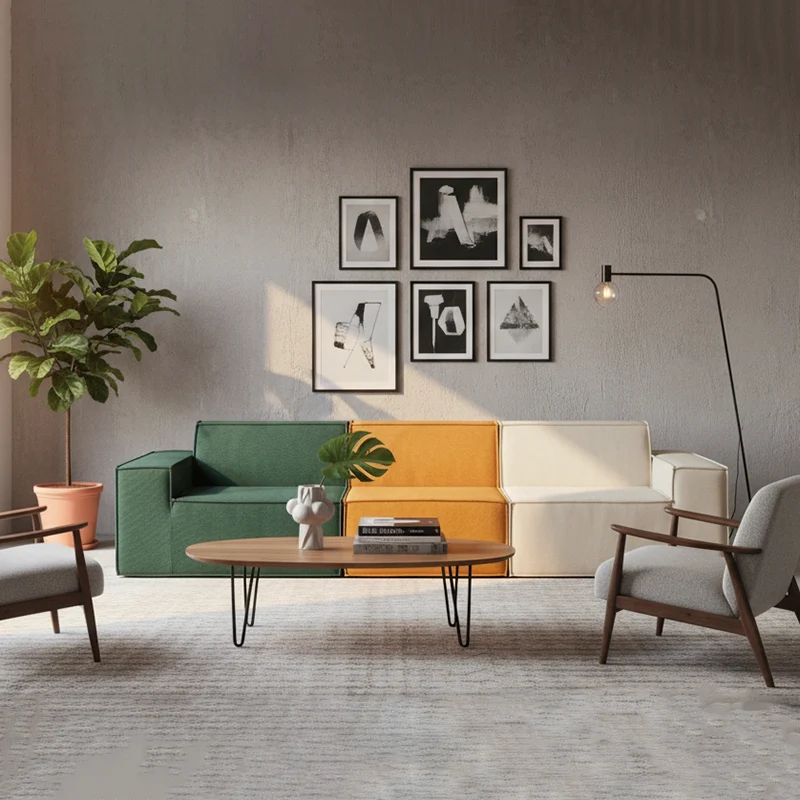Multi-Functional Compressible Sofa - Nordic Perfect For Small Spaces & Easy Storage For Living Room & Bedroom