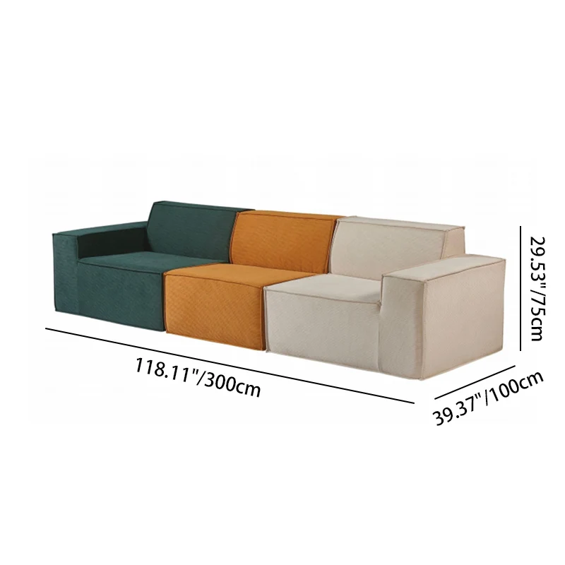Multi-Functional Compressible Sofa - Nordic Perfect For Small Spaces & Easy Storage For Living Room & Bedroom