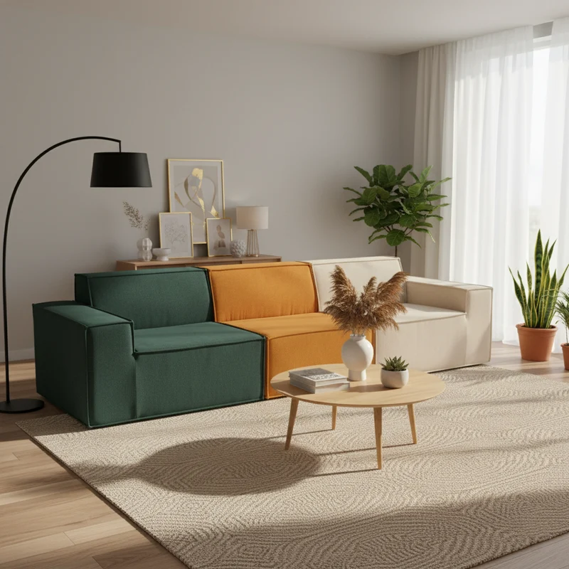 Multi-Functional Compressible Sofa - Nordic Perfect For Small Spaces & Easy Storage For Living Room & Bedroom