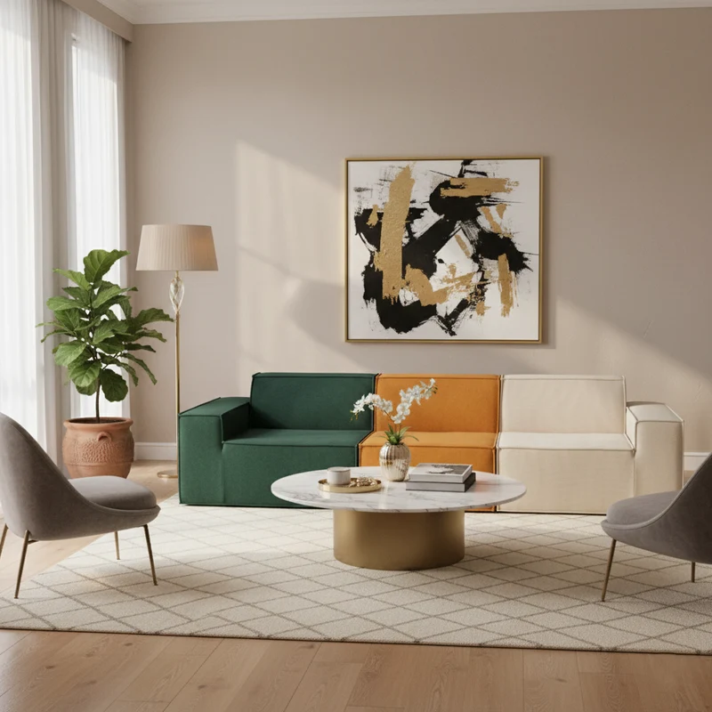 Multi-Functional Compressible Sofa - Nordic Perfect For Small Spaces & Easy Storage For Living Room & Bedroom