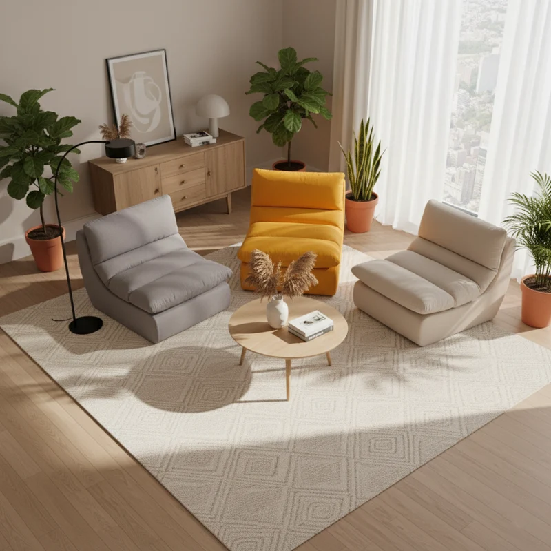 35D Sponge Compressible Sofa - Nordic Perfect Blend Of Comfort, Sustainability, And Convenience For Living Room & Bedroom