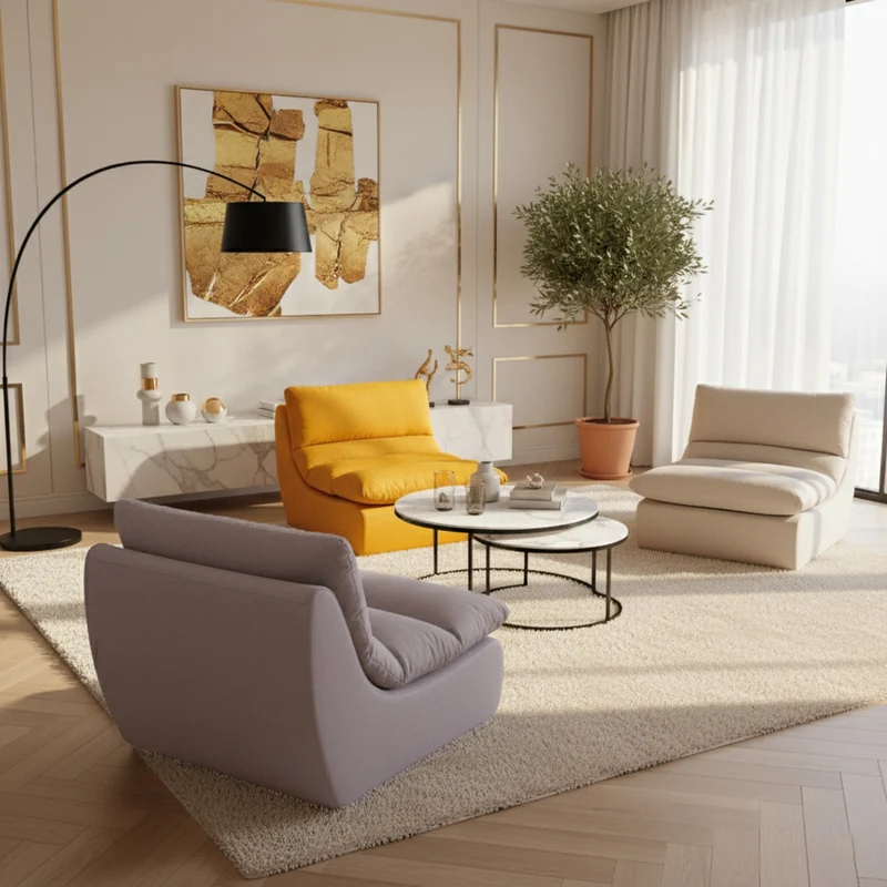 35D Sponge Compressible Sofa - Nordic Perfect Blend Of Comfort, Sustainability, And Convenience For Living Room & Bedroom