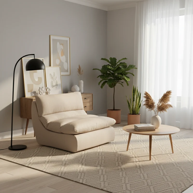 35D Sponge Compressible Sofa - Nordic Perfect Blend Of Comfort, Sustainability, And Convenience For Living Room & Bedroom