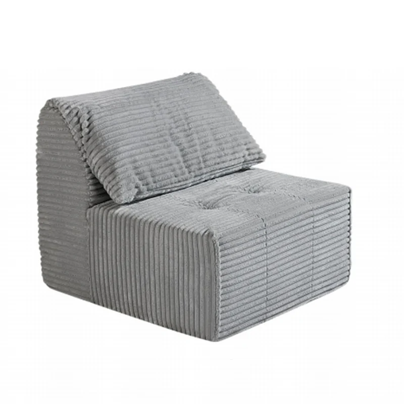Flexible & Compact Compressible Sofa - Nordic 35D High Resilience Sponge, Frame-Free, Space-Saving For Living Room & Bedroom