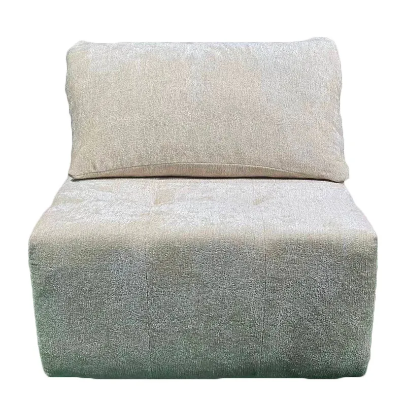Flexible & Compact Compressible Sofa - Nordic 35D High Resilience Sponge, Frame-Free, Space-Saving For Living Room & Bedroom