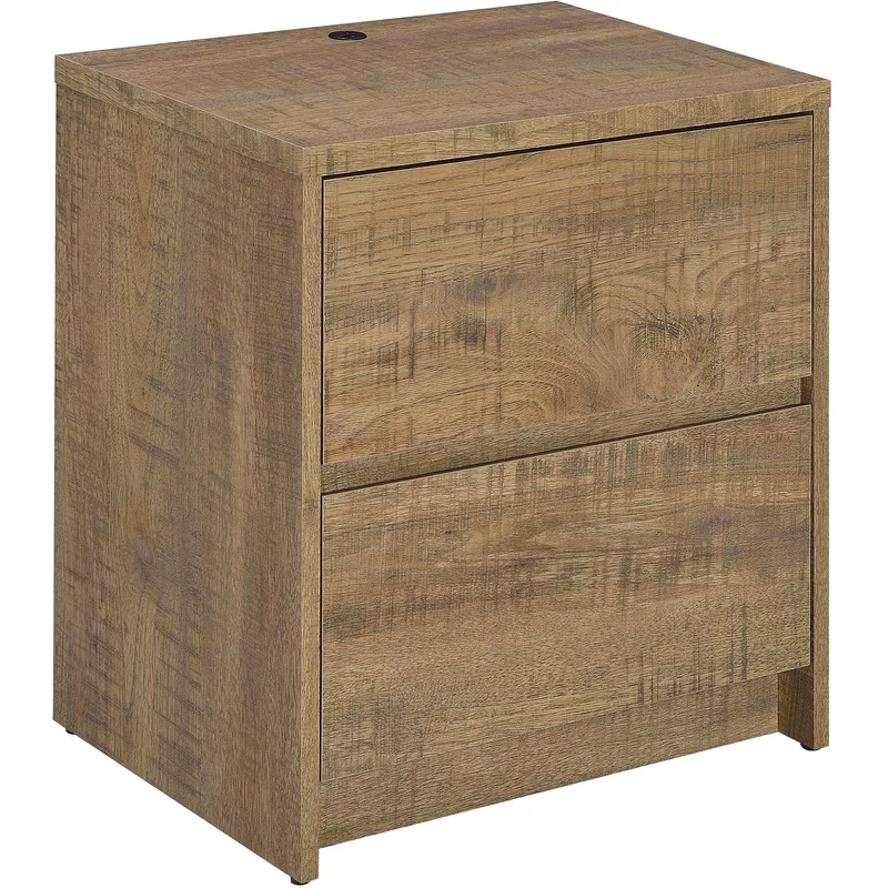 Coaster Furniture Westpark 315902 2-drawer Nightstand LED Lights and USB - Mango