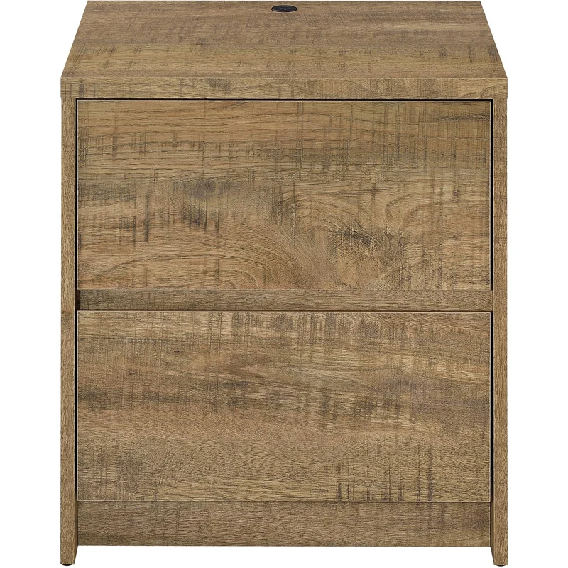 Coaster Furniture Westpark 315902 2-drawer Nightstand LED Lights and USB - Mango