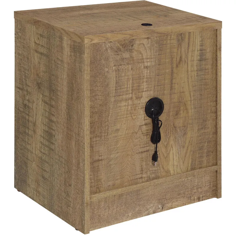 Coaster Furniture Westpark 315902 2-drawer Nightstand LED Lights and USB - Mango