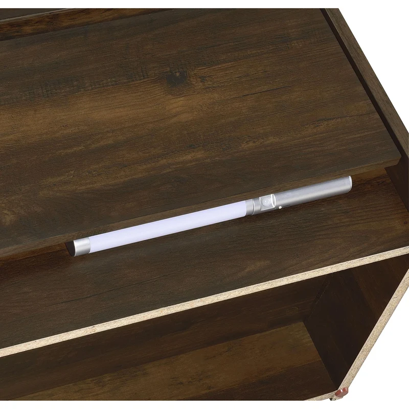 Coaster Furniture Westpark 315882 2-drawer Nightstand LED Lights and USB - Dark Pine