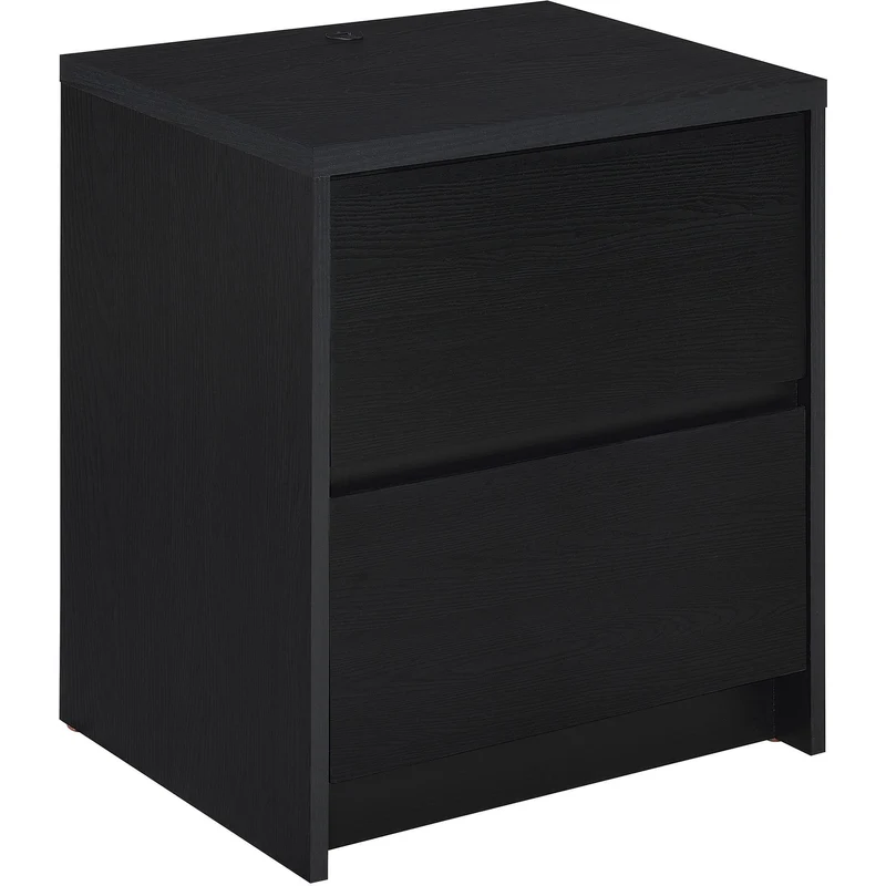 Coaster Furniture Westpark 315852 2-drawer Nightstand LED Lights and USB - Black