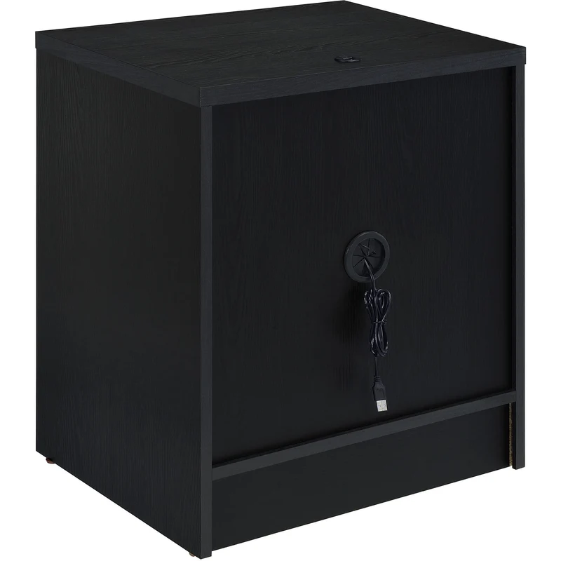 Coaster Furniture Westpark 315852 2-drawer Nightstand LED Lights and USB - Black