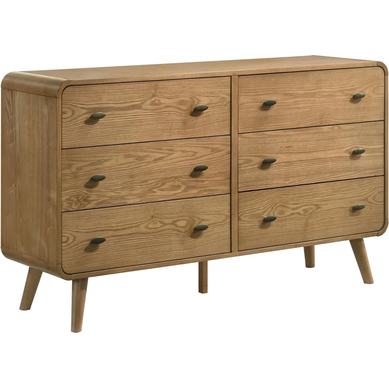Coaster Furniture Robyn 225093 6-drawer Bedroom Dresser - Light Ash