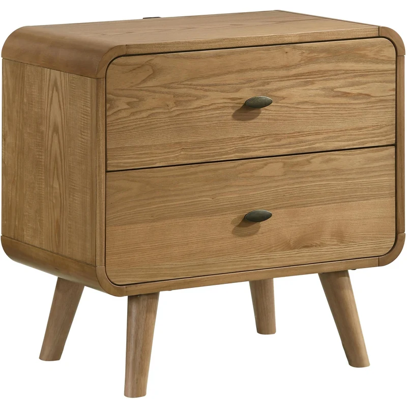 Coaster Furniture Robyn 225092 2-drawer Nightstand Bedside Table - Light Ash