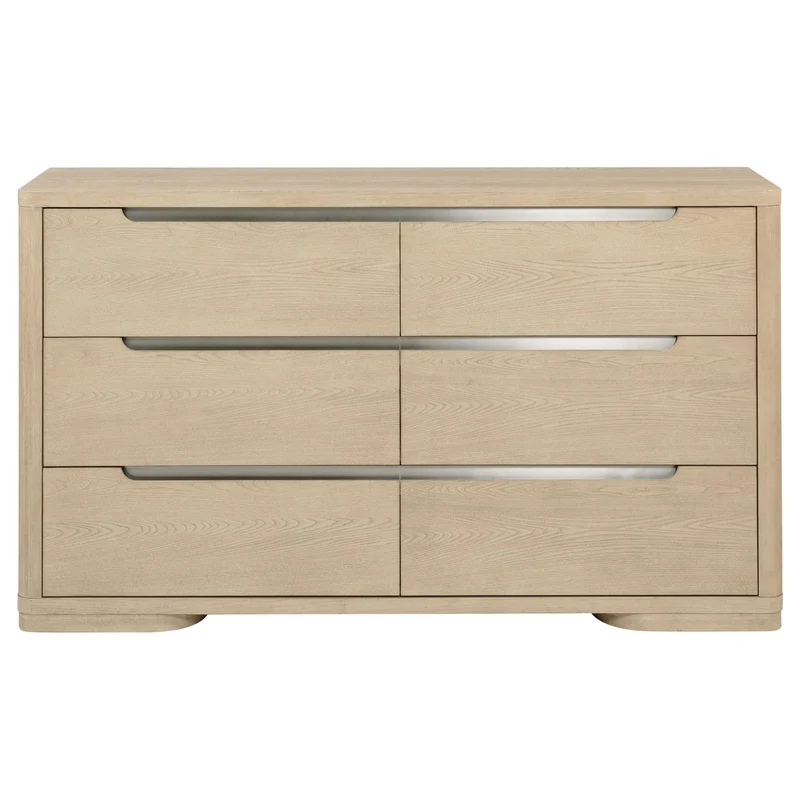 Coaster Furniture Ladera 225083 6-drawer Bedroom Dresser - Light Elm