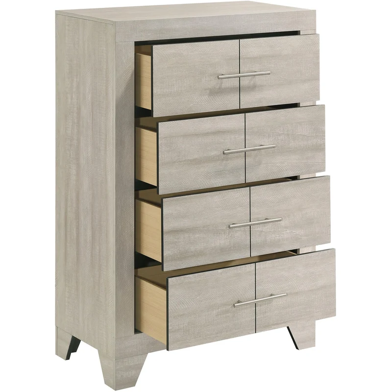 Coaster Furniture Trenton 225065 4-drawer Bedroom Chest - Rustic Cream