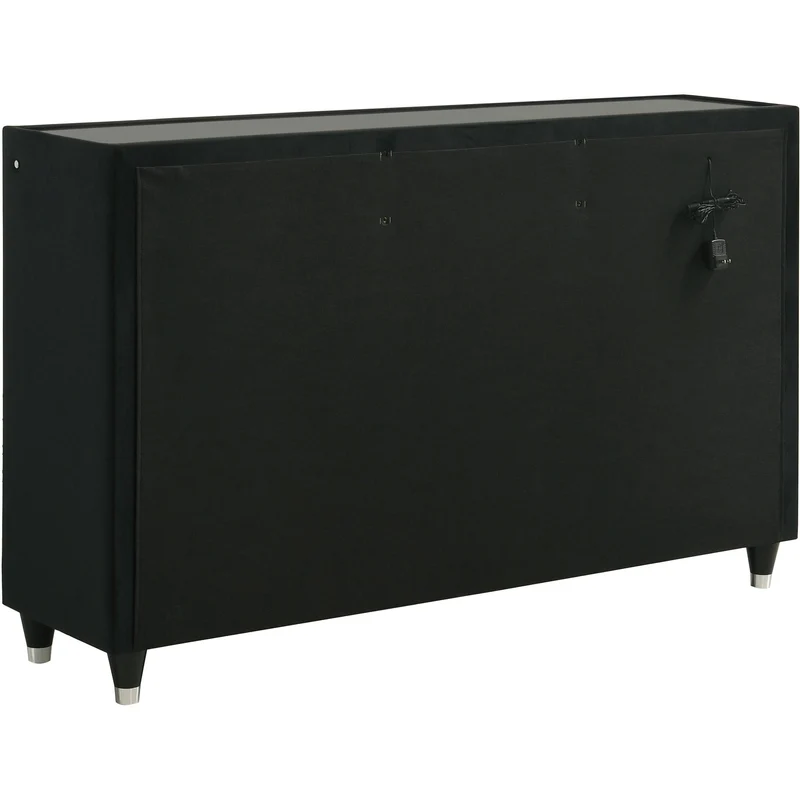 Coaster Furniture Lorient 223163 8-drawer LED Bedroom Dresser Cabinet - Black