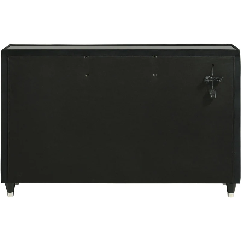 Coaster Furniture Lorient 223163 8-drawer LED Bedroom Dresser Cabinet - Black