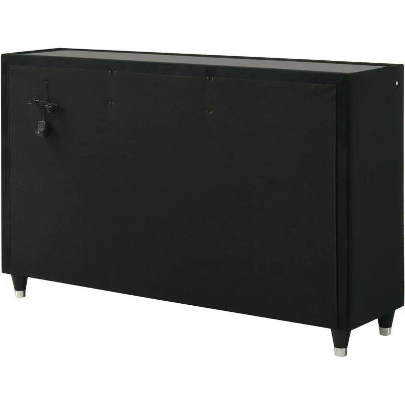 Coaster Furniture Lorient 223163 8-drawer LED Bedroom Dresser Cabinet - Black