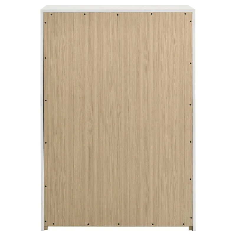 Coaster Furniture Ines 223095 5-drawer Bedroom Chest - White High Gloss