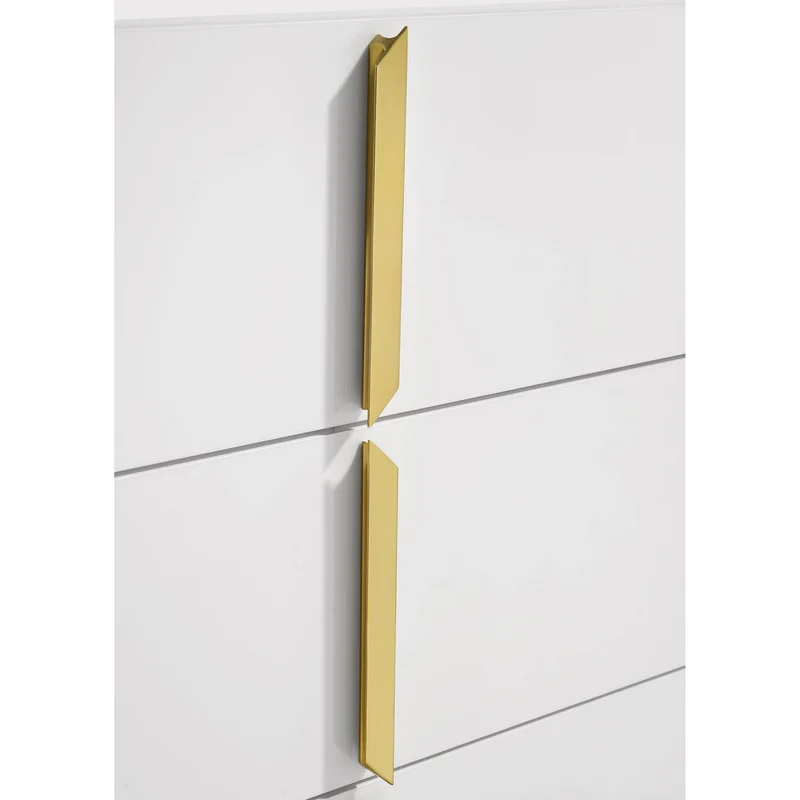 Coaster Furniture Ines 223093 6-drawer Bedroom Dresser Cabinet - White High Gloss