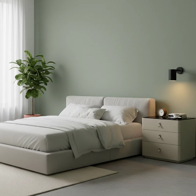Modern Minimalist Nightstand: DTC Silent Sliding Rails - 3-Drawer Large Capacity Storage Bedside Table For Bedroom