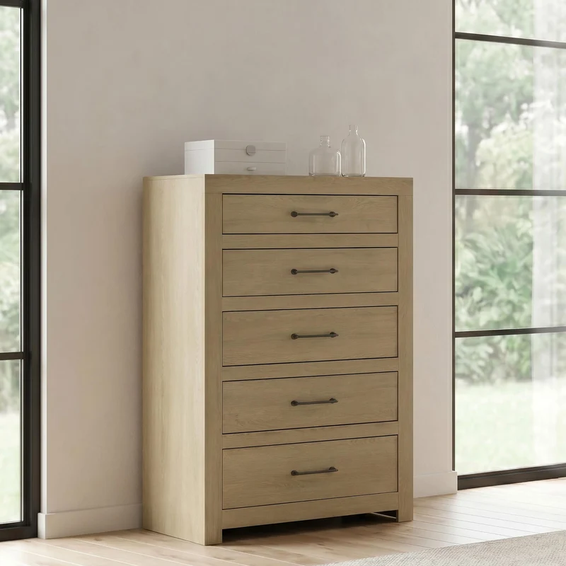 Coaster Furniture Hendricks 222655 5-drawer Bedroom Chest - Light Oak