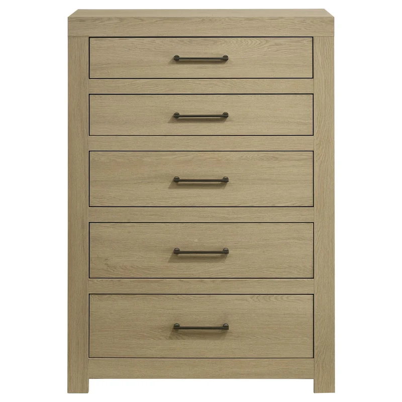 Coaster Furniture Hendricks 222655 5-drawer Bedroom Chest - Light Oak