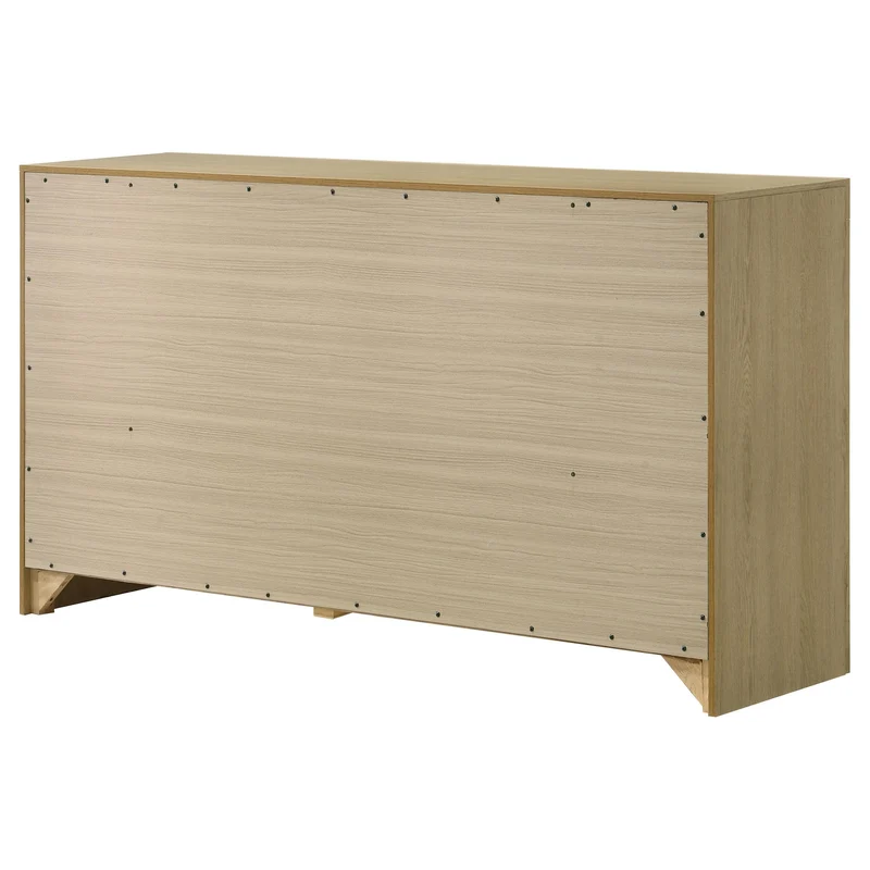 Coaster Furniture Hendricks 222653 6-drawer Bedroom Dresser Storage Cabinet - Light Oak