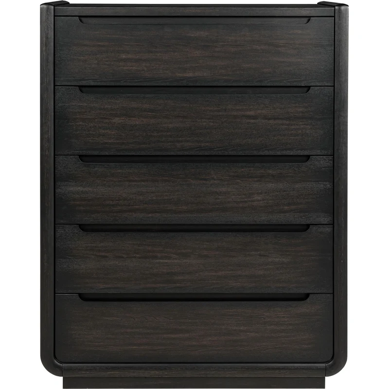 Coaster Furniture Leandro 222495 5-drawer Bedroom Chest - Burnished Black
