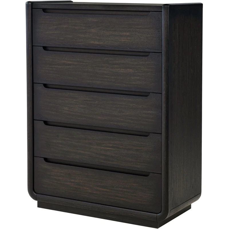 Coaster Furniture Leandro 222495 5-drawer Bedroom Chest - Burnished Black